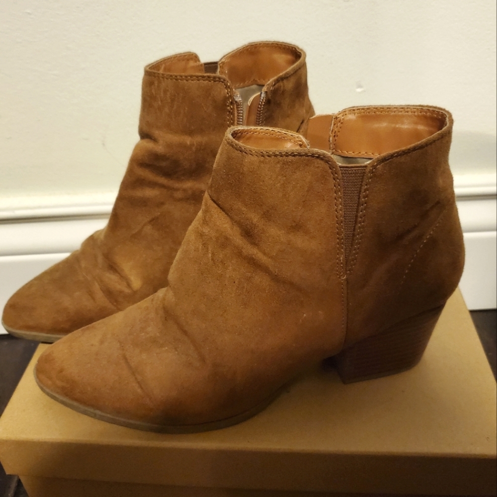 Suede Booties